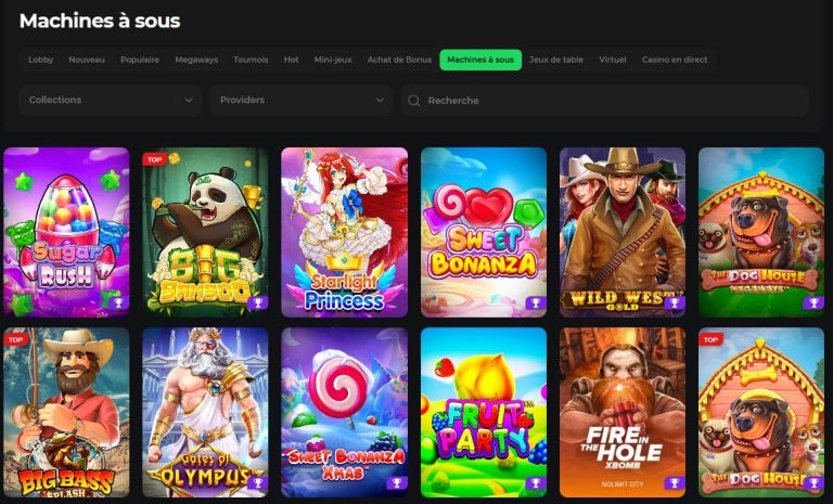 Betify Casino machines à sous