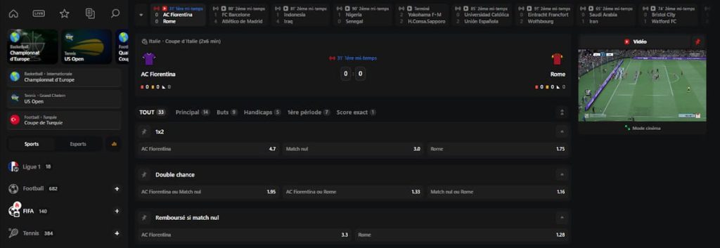 Betify Casino paris en ligne